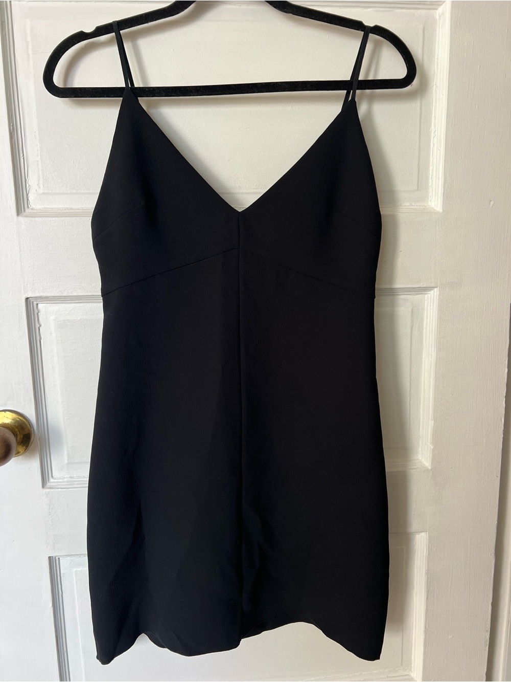 Wilfred Black Spaghetti Strap Slip Dress